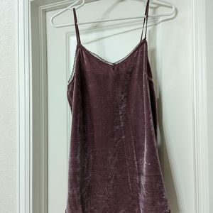Velour velvet feel camisole